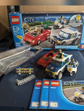 LEGO City 60006 60007 High Speed Chase Police ATV COMPLETE